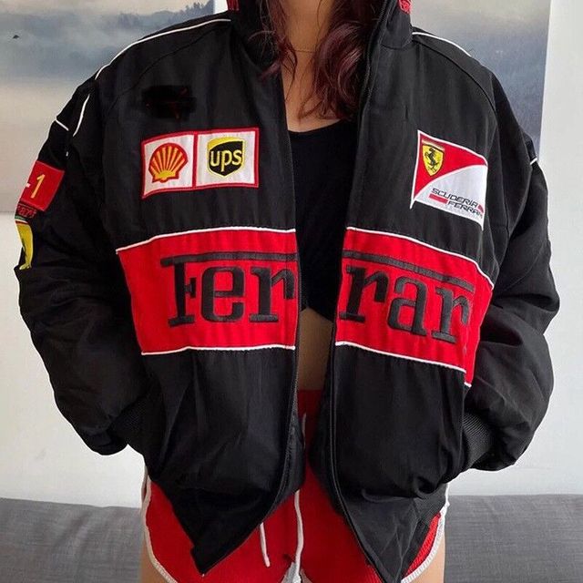 Ferrari RedBull Bomber Racing Jacket