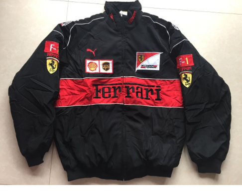 Ferrari RedBull Bomber Racing Jacket