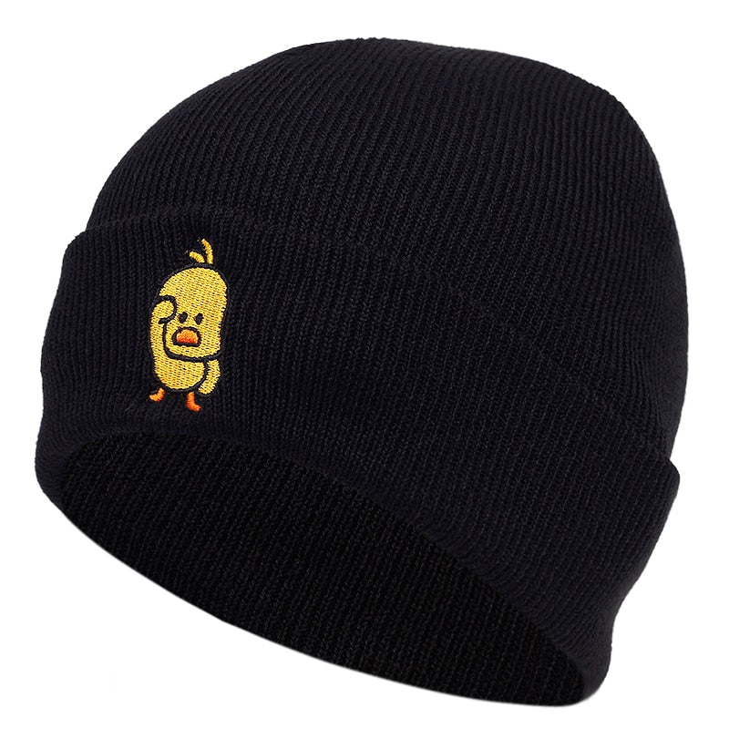 Casual Little Yellow Duck Beanie hat